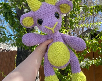 Goat plush/// stuffed animal/// handmade crochet Bamphomet stuffed toy
