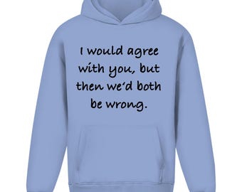 Oversized Hoodie Without Drawstring Funny