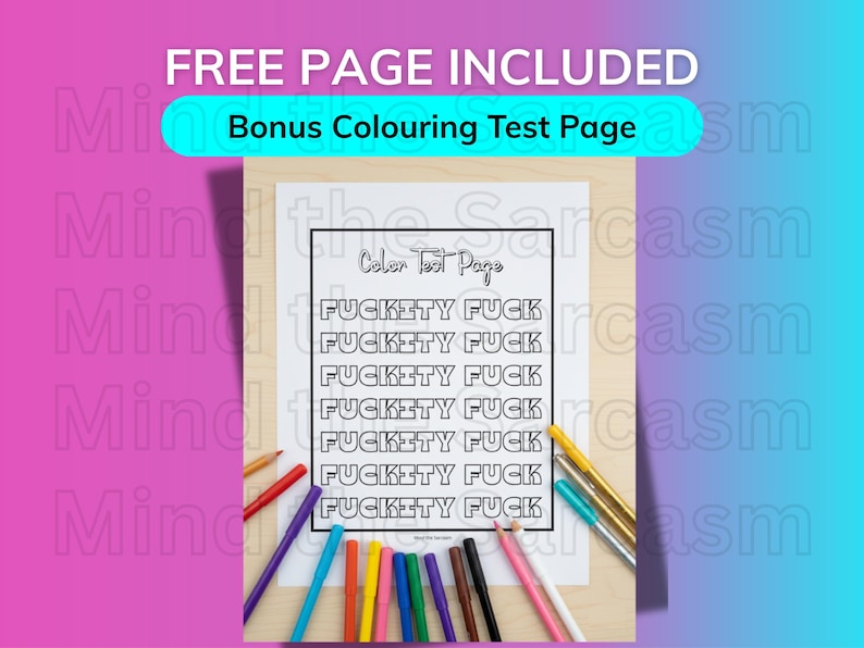 Being Rude Colour In Funny Swear Word Colouring Pages for Adults, Rude Humour, Motivational ...