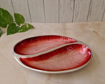 Divided Serving Bowl, Snack Serving Tray, Chip and Dip Bowl, Sectional Bowl, Candy Nut Tray, Appetizer Platter, Party Serving Bowl