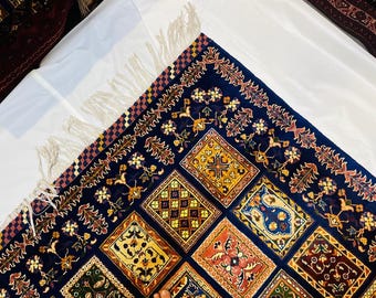 Grand Ayna naqsha heritage rug ( 9.9x6.4 ft)
