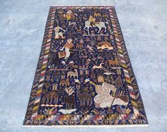 The Ancient Hunt (Shikargah Zakkani) – 6.10 x 3.8 ft