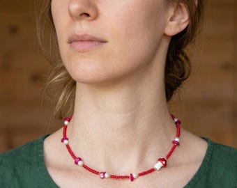collar de cuentas/collar de vidrio/joyería para mujer