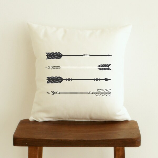 Arrow Pillow Etsy