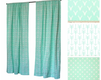Nautically Nice by robynhammonddesign Anchors Custom Curtain Panel by Spoonflower Nautical Stripe Curtain Panel