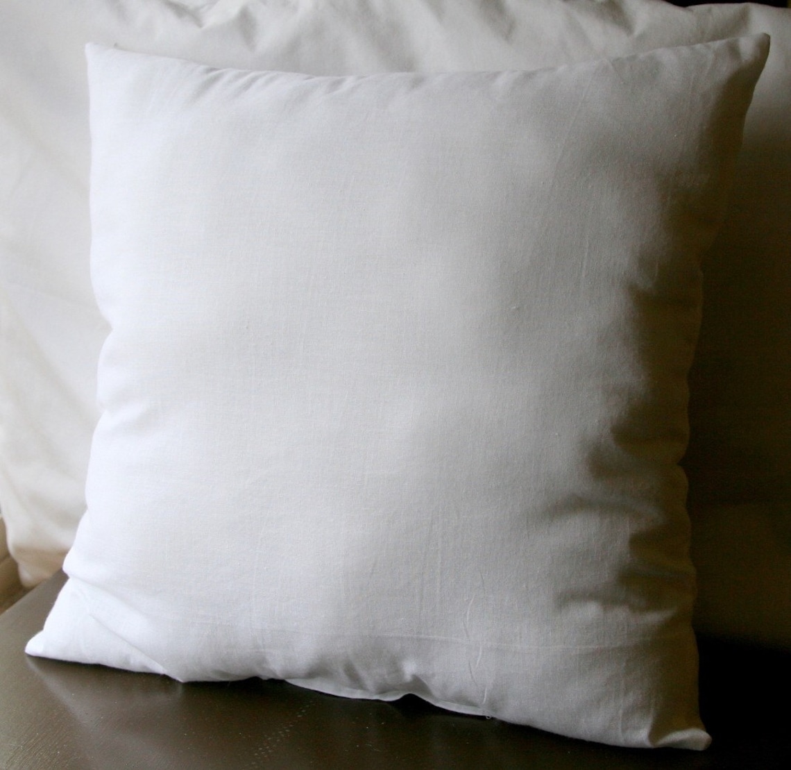 Pillow Form 14x14 Inches Bed Pillow Insert Polyester Etsy UK