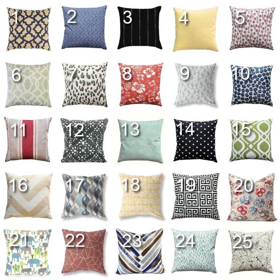 Clearance Decorative Throw Pillows Modern Pillow Cover 16x16 Etsy