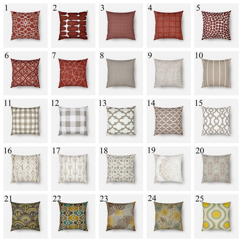 CLEARANCE Decorative Pillow Cases Mix and Match Throw Covers Etsy