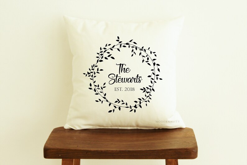 personalized throw pillow cover