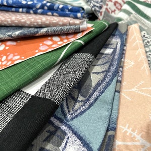 60% OFF Package of Fabric Scraps- Premier Prints Remnants- Variety Color Assortment- Home Decor Fabric Scraps, DIY Project, Material Destash