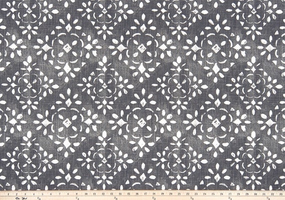 Black And Grey Curtains Drapery Panels Black Curtains Etsy