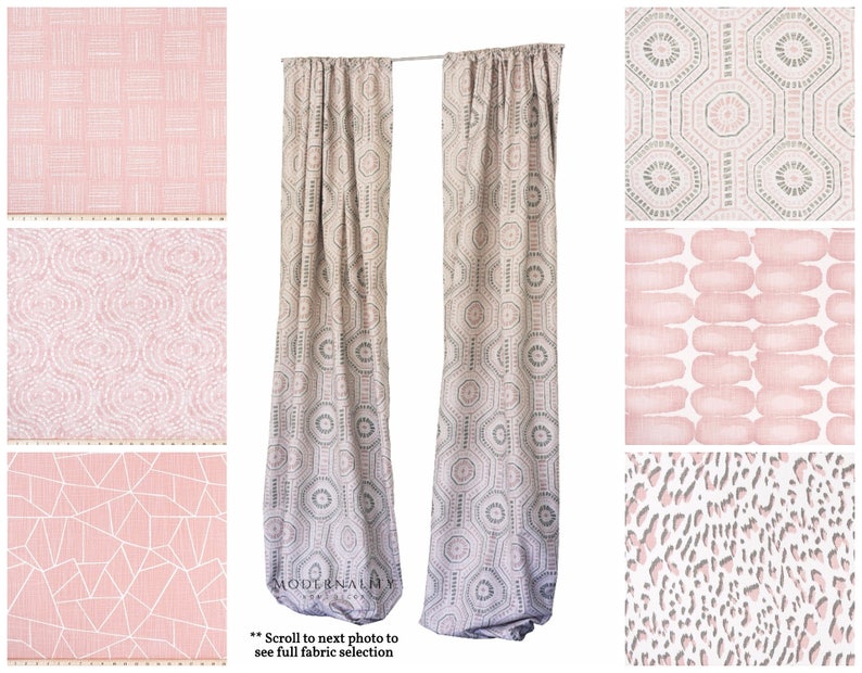 Blush Curtains Dry Panel Pair Light Pink Image 0