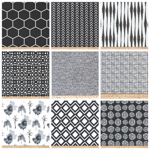 Custom Drapes Ink Curtains Black Drapery Panels Neutral Etsy