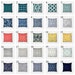 CLEARANCE Mix and Match Throw Pillow Covers, 16x16 Zippered Pillow Sham, Cheap Blue Pillow Cases for your Bedroom on SALE 