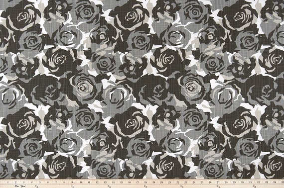 Black And Grey Curtains Drapery Panels Black Curtains Etsy