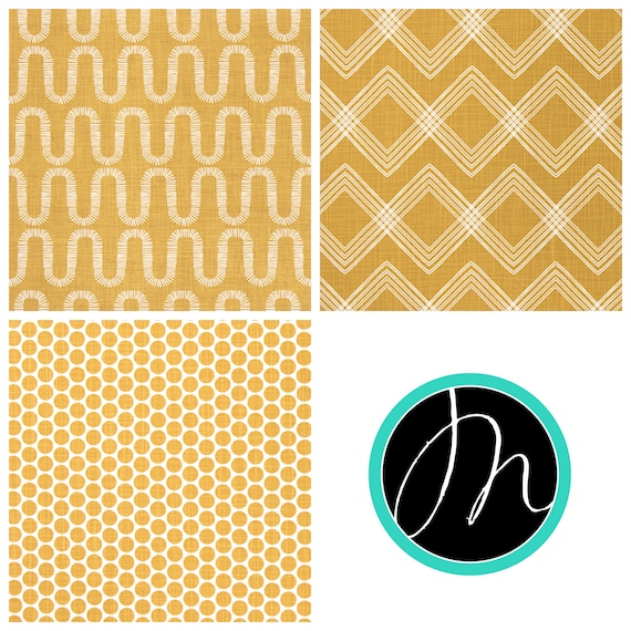 Golden Yellow Curtains Drapery Panel Pair Tuscan Curtains Etsy