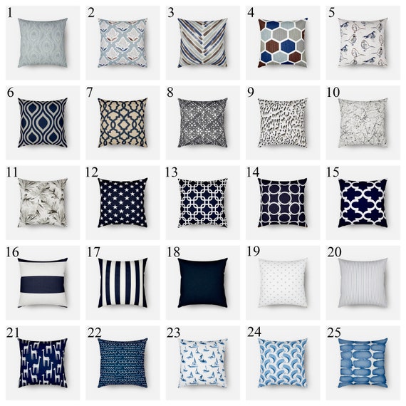 Clearance Sale/light Blue Pillow/decorative Pillows/ Throw 