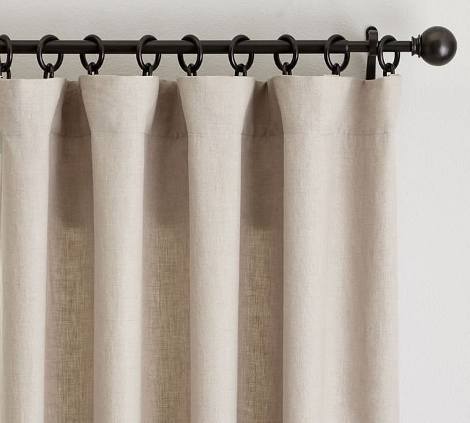 Add Hooks to your Curtains Pleater Tape Hooks for Traverse | Etsy
