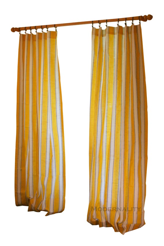 Yellow Drapes Drapery Panels Corn Yellow Curtains Modern Etsy