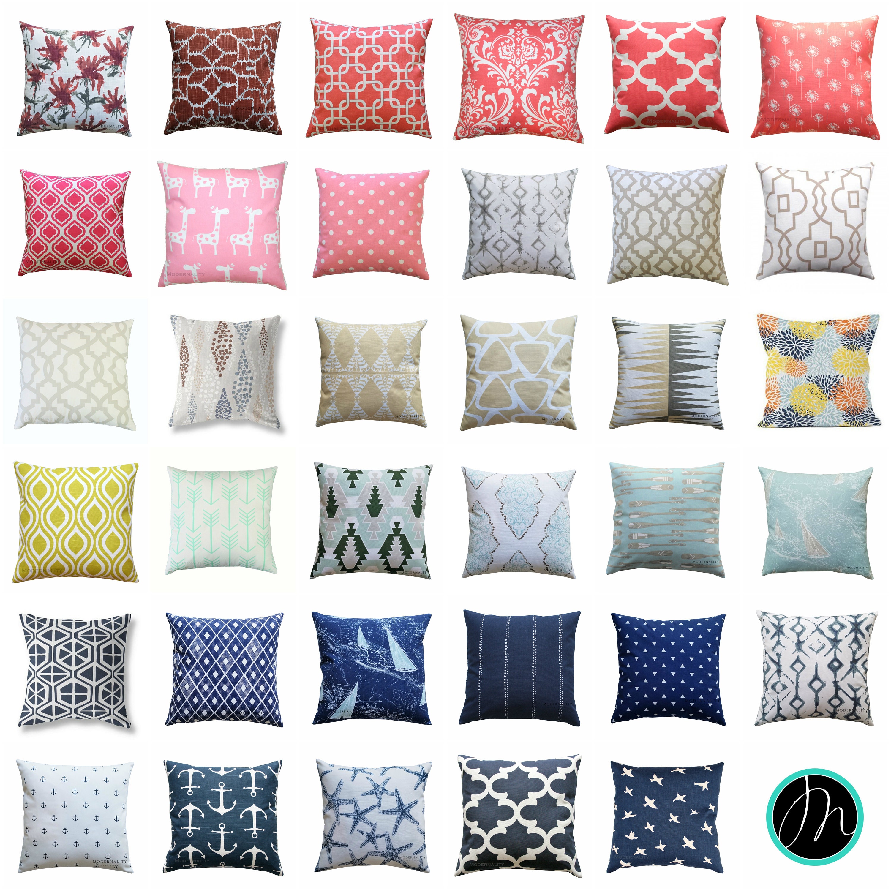 CLEARANCE Throw Pillows Decorative Pillow Cover 16x16 Etsy