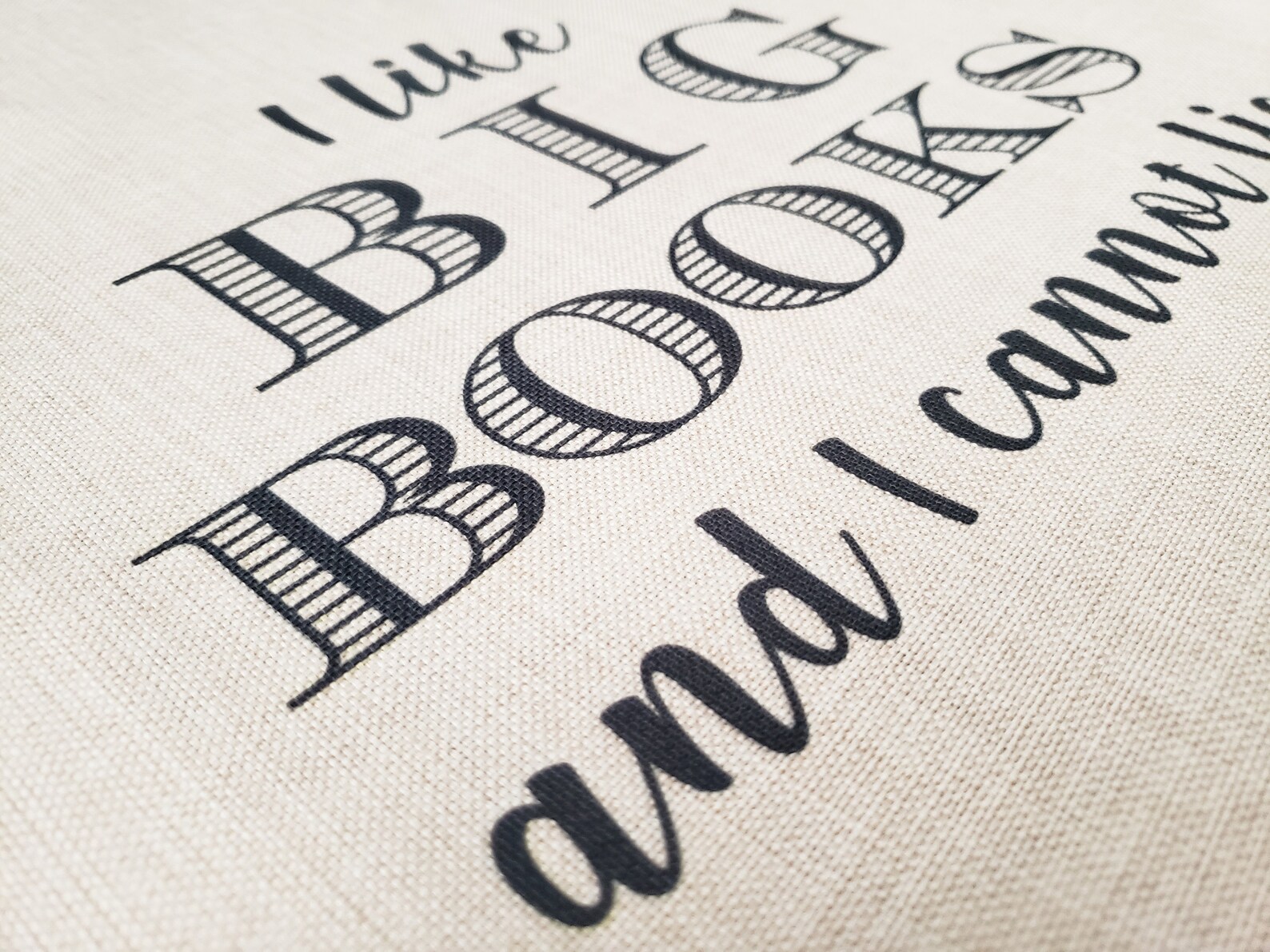 Reading Pillow I Like Big Books Pillow Book Lover Gift Etsy