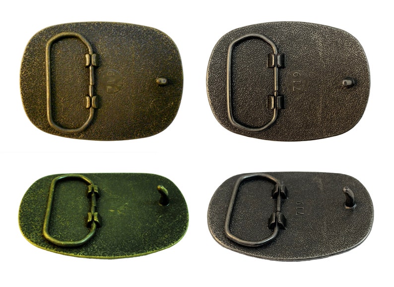 MADE to ORDER Custom Tooled Leather Belt Buckle Names or Etsy