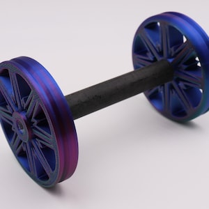 Jumbo Plying bobbin for Lendrum jumbo flyer, 3D printed, artisan-crafted Lendrum original spinning wheel bobbin, multi-color PLA