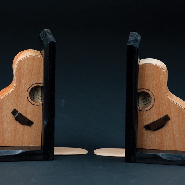 Handmade Guitar Bookends