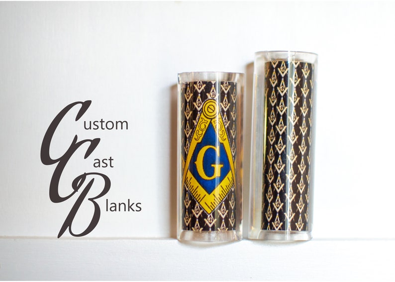 Master Masonic Mason Pen Blanks Sierra or Bolt Action Etsy