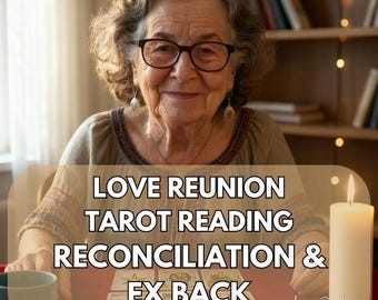 Love Reunion Tarot Reading, Ex Back, Reconciliation Energy, Will They Return? Relationship Guidance PDF, Love Psychic Insight, Brutal Honest