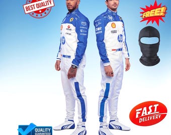 Personalized Go Kart Racing Suit - Custom CIK FIA Level 2 Karting Suit - F1 Style Handmade Overall - Unique Gift for Drivers & Racers