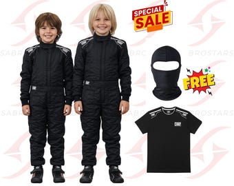 Kinder und Erwachsene Kartanzug, Kinderkartrennen, F1-Fans, Balaclava Kostenlos