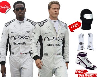 Guante De Karting Y Sim Racing Inspirado En Charles Leclerc F1 2024 - Rojo, Con Protección