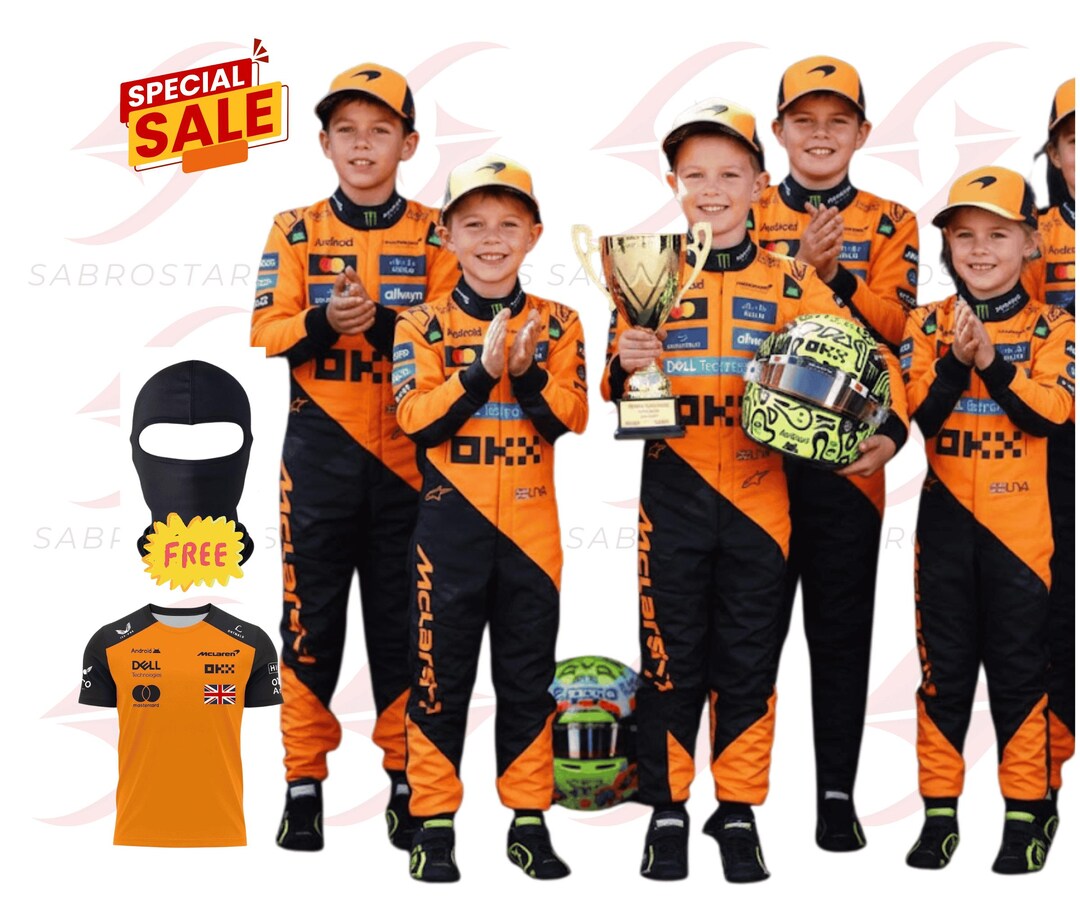 Karters Merch Kids and Adults Karting Suit, Kids Kart Race,costume, F1 Fans ...