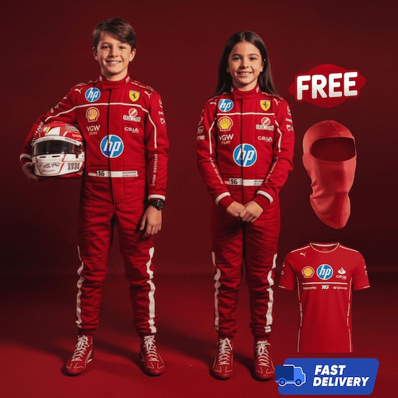 kids and adults Karting suit, Kids kart race,Costume, F1 fans,Motorsports, Balaclava Free