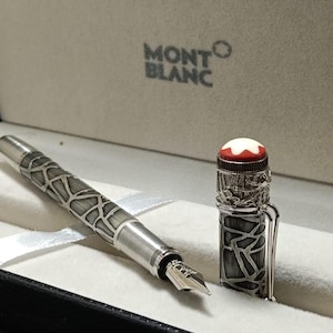 希少 モンブラン 万年筆 作家シリーズ ジェーンオースティン F