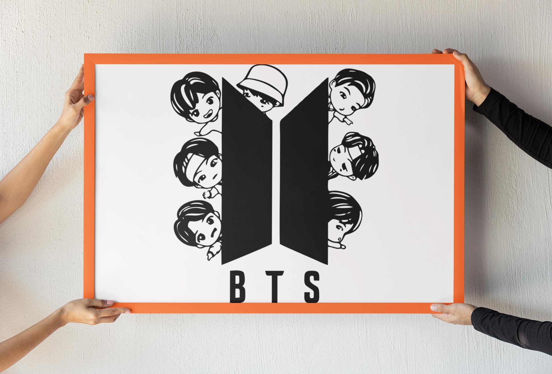 BTS Logo SVG | K-pop Band Symbols, Army Merchandise (digital