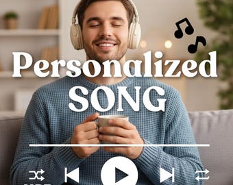 Canción personalizada en MP3: regalo musical personalizado para aniversario o cumpleaños / Descarga digital