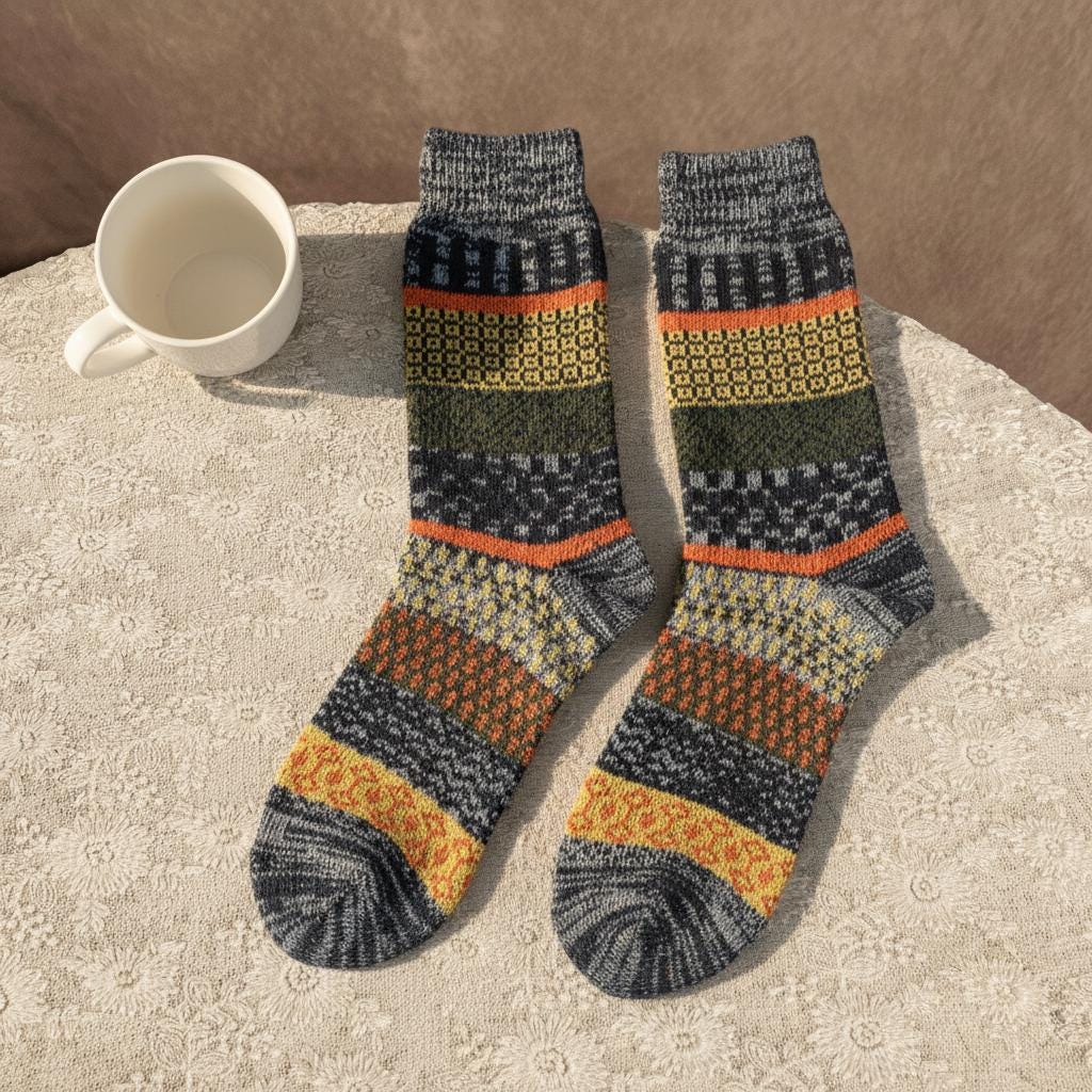 Lot De 2 Paires De Chaussettes Fantaisie | 1902