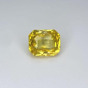 Beautiful Yellow Sapphire 2.25 Ct Octagon Shape Gemstone | Natural Yellow Sapphire | Precious Stone | Engagement Ring Gemstone