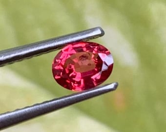 Burma Pink Spinel Gemstone: 0.34 ct Oval Loose Stone
