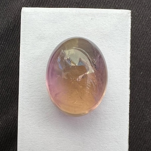 Natural ametrine cabochon gemstone good color oval shape 32.95 carat 22x17x12.3 mm