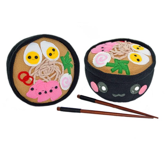 Ramen bowl plushie soft toy plush toy pillow cushion japan | Etsy