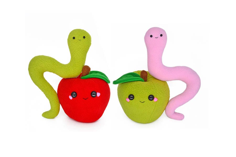 worm plushie