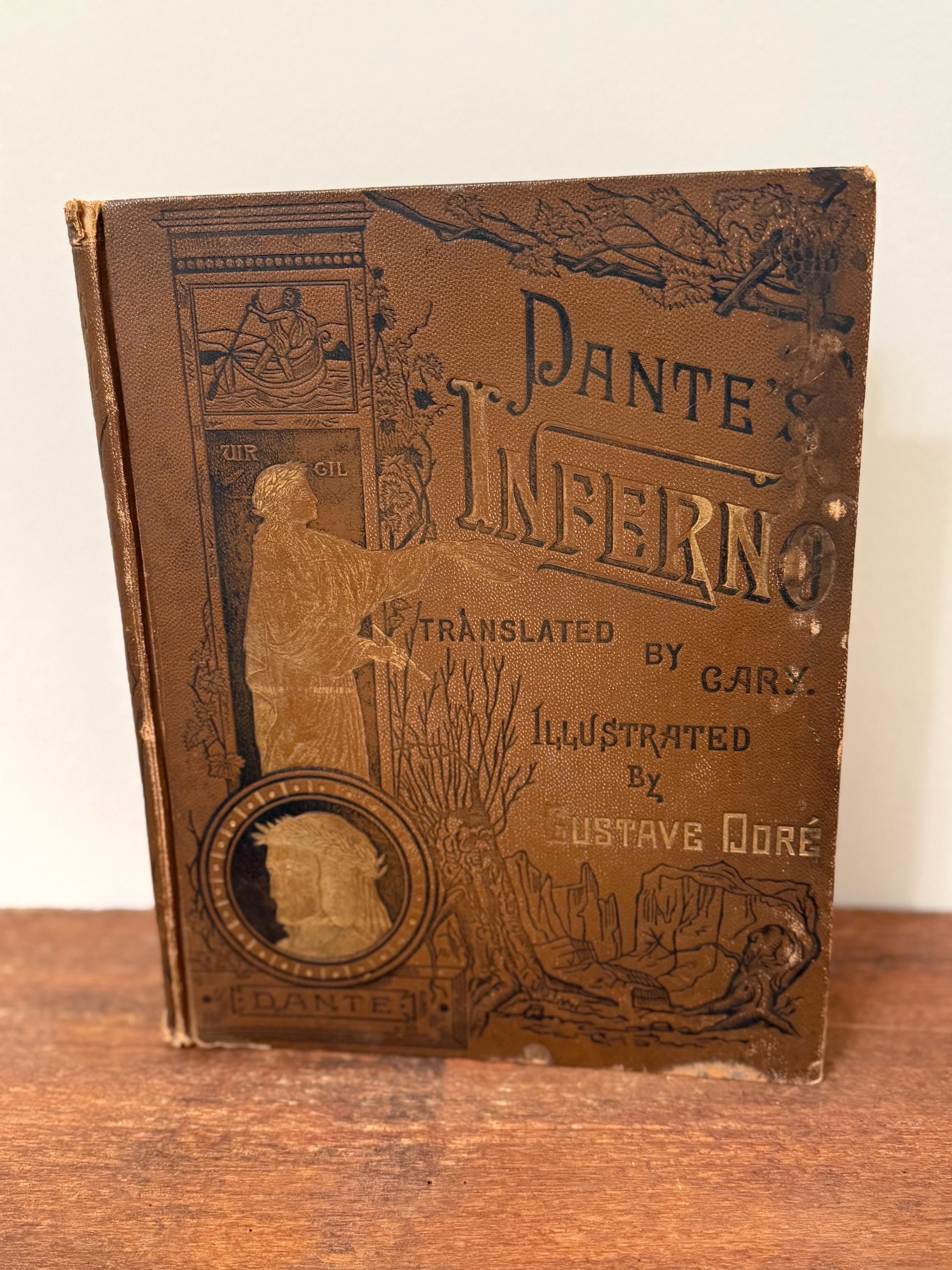 Dante's Inferno Antique Book - Etsy