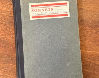 SONETOS de Edwin Arlington Robinson. Edición de 1928
