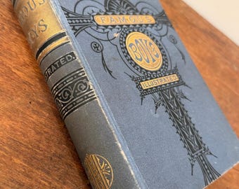 Famous Boys and how they became Great Men. Illustrated. Antique Book