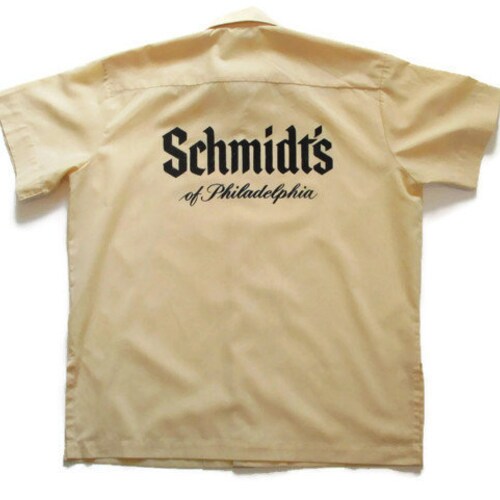 Shops Vintage 1960s Schmidt's Philadelphia Shirt | Vintage Beer Shirt | size medium