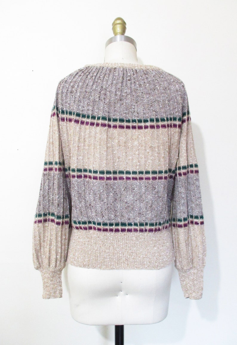 Vintage 1970s Arpeja Sweater Lurex Metallic Sweater 1970s | Etsy