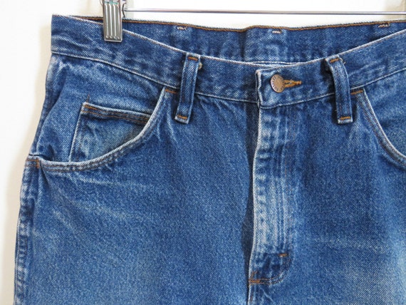 Vintage 1970s Denim Shorts | Faded Denim 1970s 80… - image 3